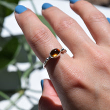 Load image into Gallery viewer, Citrine Double Dot Ring