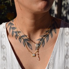 Load image into Gallery viewer, Herkimer Diamond Pyrite Lariat