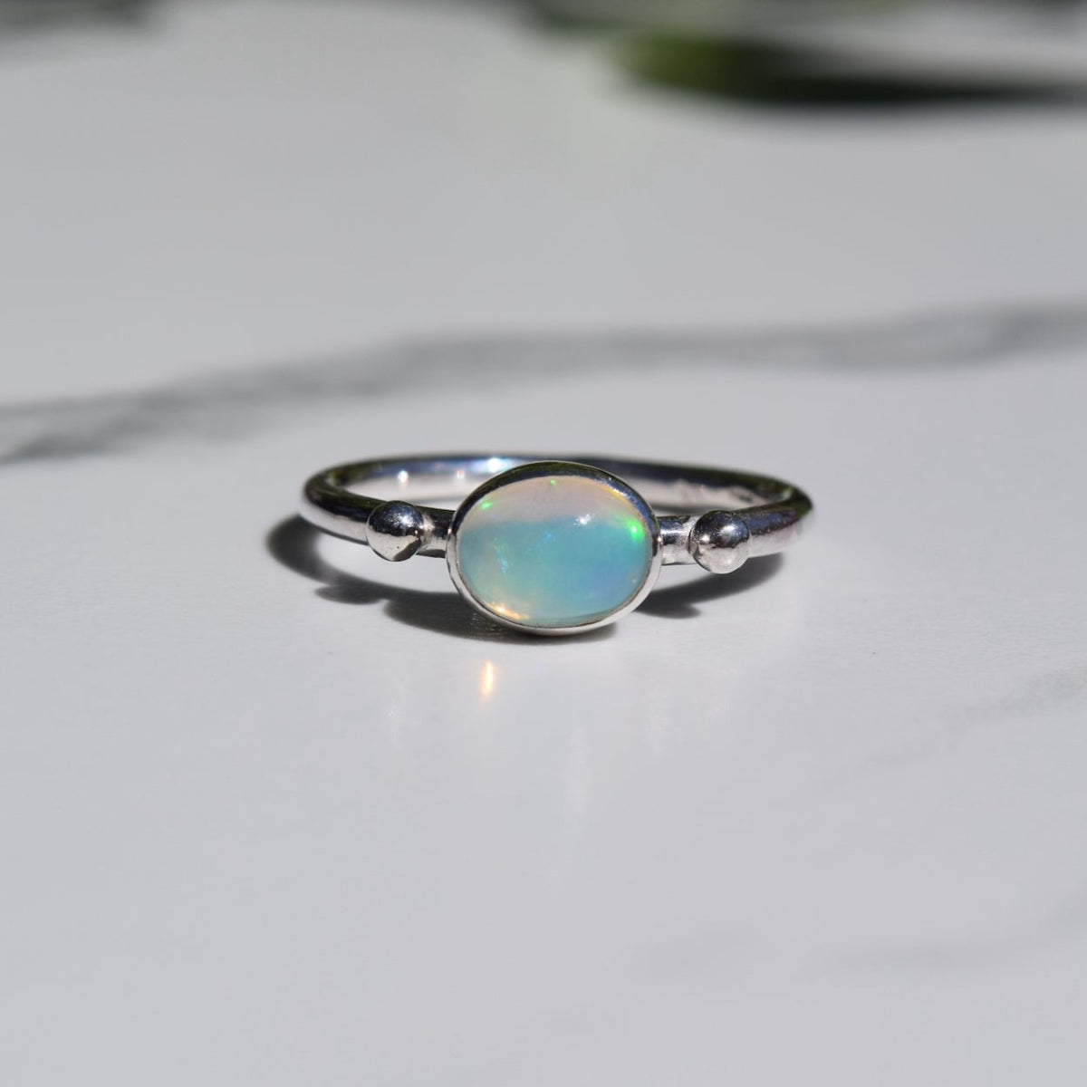 Double opal ring online