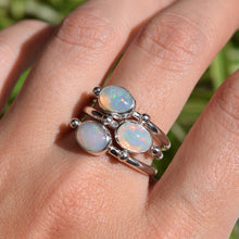 Load image into Gallery viewer, Opal Double Dot Ring