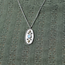 Load image into Gallery viewer, Moonstone Mixed Metal Pendant