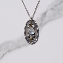 Load image into Gallery viewer, Moonstone Mixed Metal Pendant