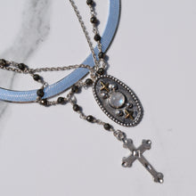 Load image into Gallery viewer, Moonstone Mixed Metal Pendant