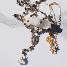 Load image into Gallery viewer, Herkimer Diamond Pyrite Lariat