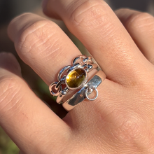 Load image into Gallery viewer, Citrine Double Dot Ring