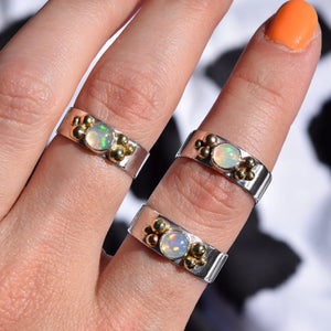 Opal Mixed Metal Band