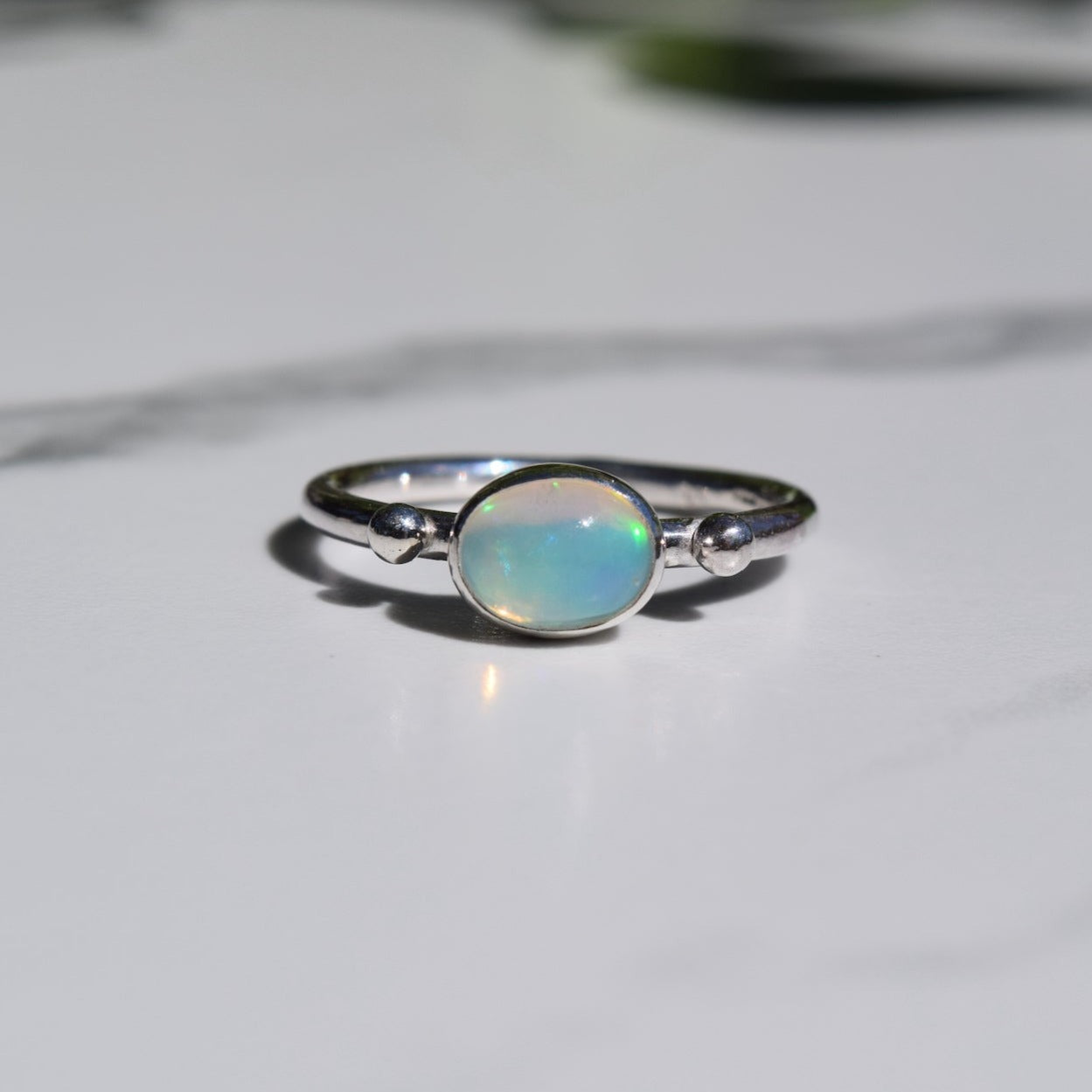 Adjustable opal ring 2 | bluesundaystudio
