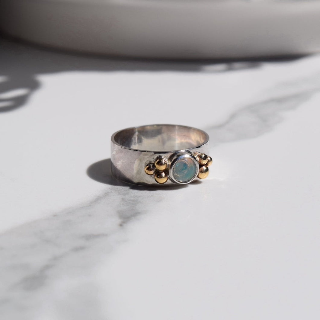 Opal Mixed Metal Band